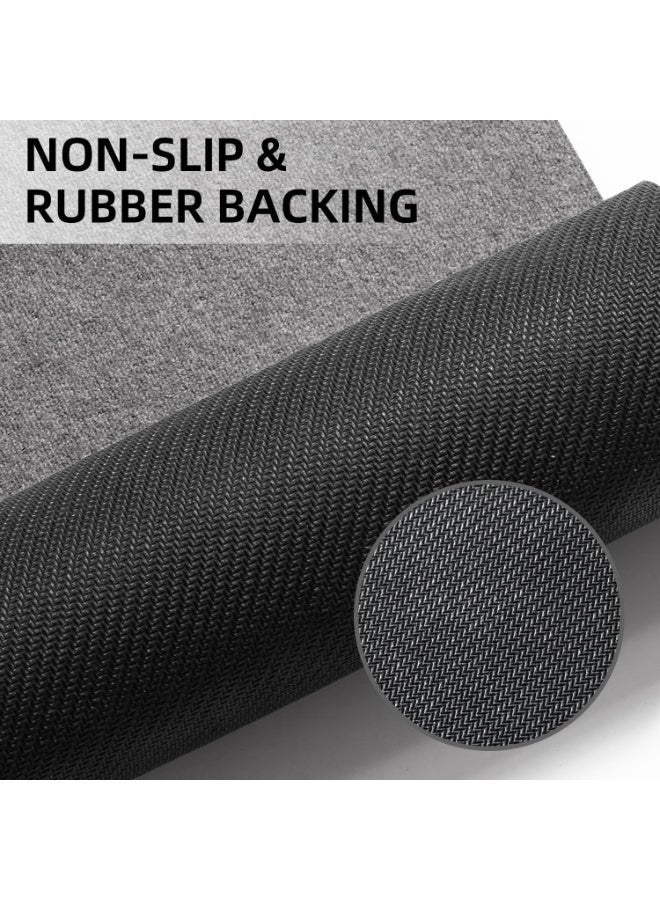 QK Exclusives- 2 PCS Kitchen, bathroom Mats and Rugs Set , Anti-Skidding Rubber Grip, Washable, Oil and Water resistant,Non Slip Heavy Duty Standing M - Image 3